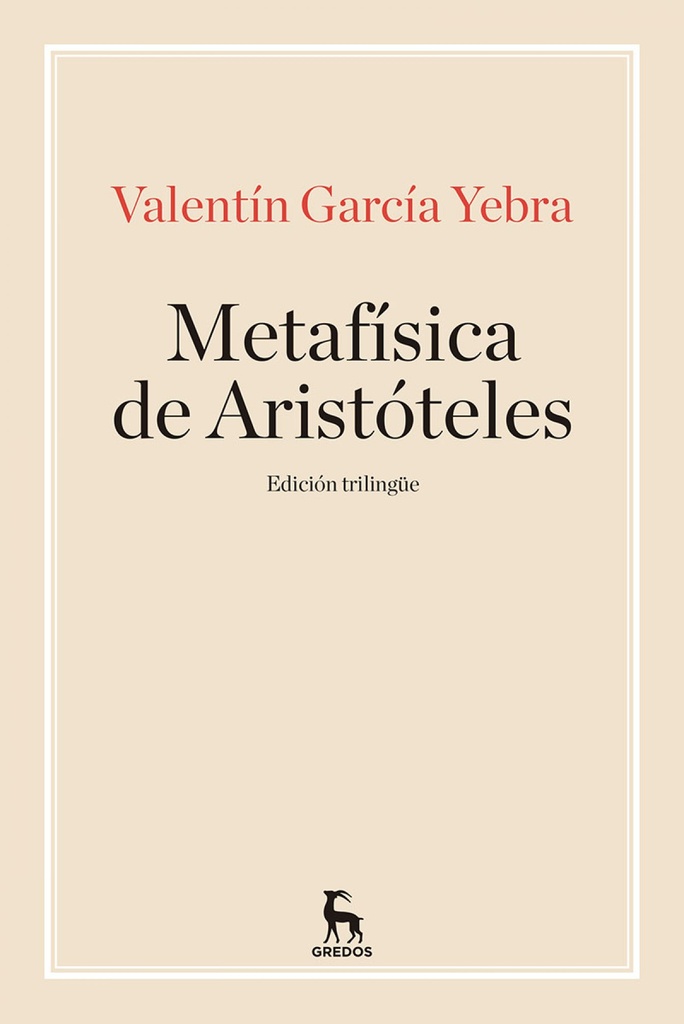 [9788424938390] Metafísica de Aristoteles