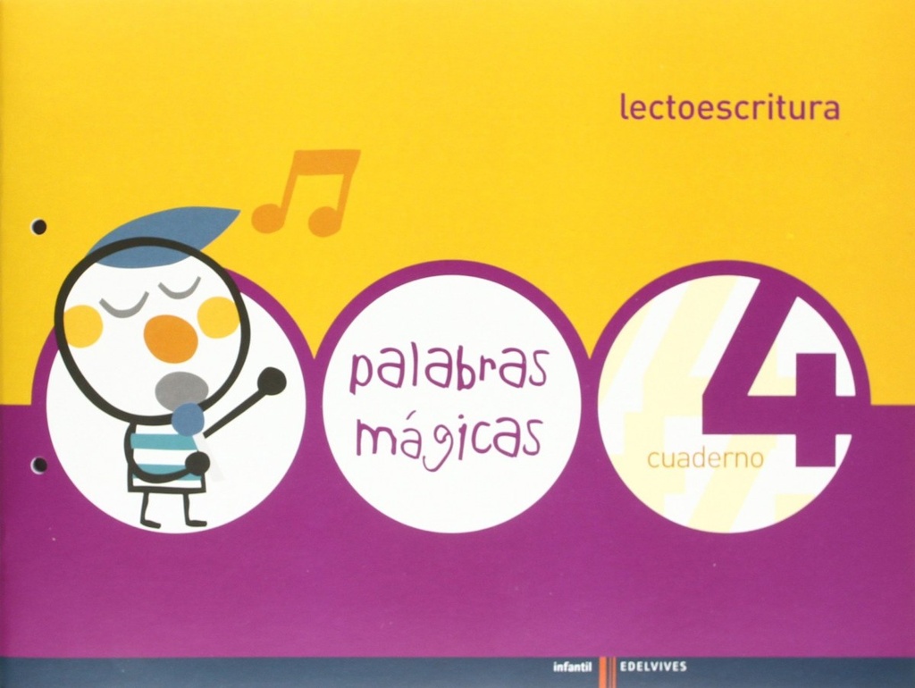 [9788426362544] Palabras Magicas (4). Cuaderno Lectoescritura