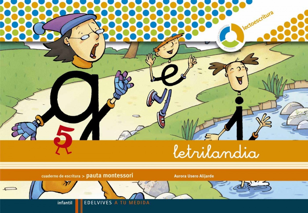 [9788426371430] Cuad. Letrilandia Pauta (espiral) Montessori