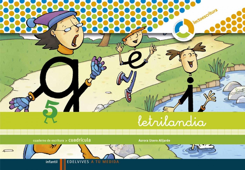 [9788426371492] Cuad. Letrilandia Cuadricula Espiral
