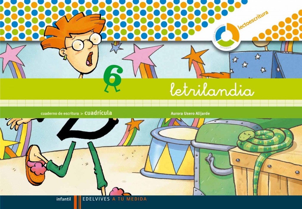 [9788426371508] Cuad. Letrilandia Cuadricula Espiral