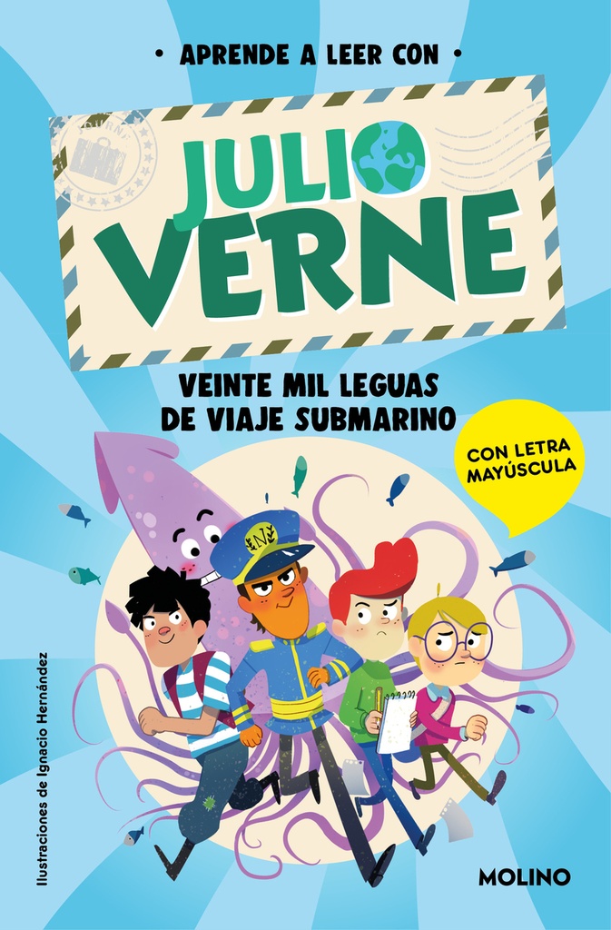 [9788427240469] Aprende a leer con Julio Verne 3 - Veinte mil leguas de viaje submarino