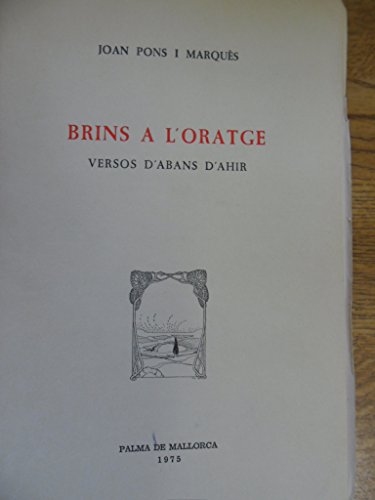 [9788427303928] BRINS A L'ORATGE