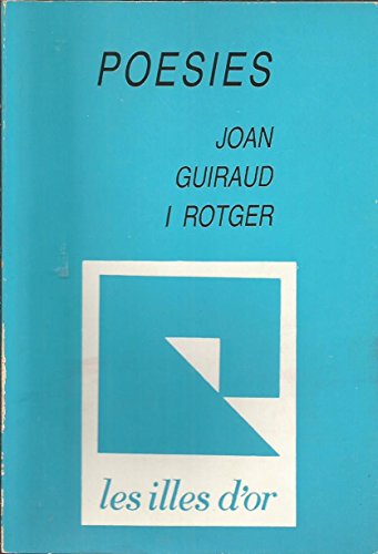 [9788427304765] POESIES. JOAN GUIRAUD I ROTGER