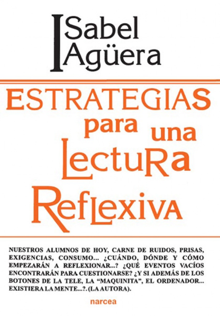 [9788427710016] Estrategias Lectura Reflexiva