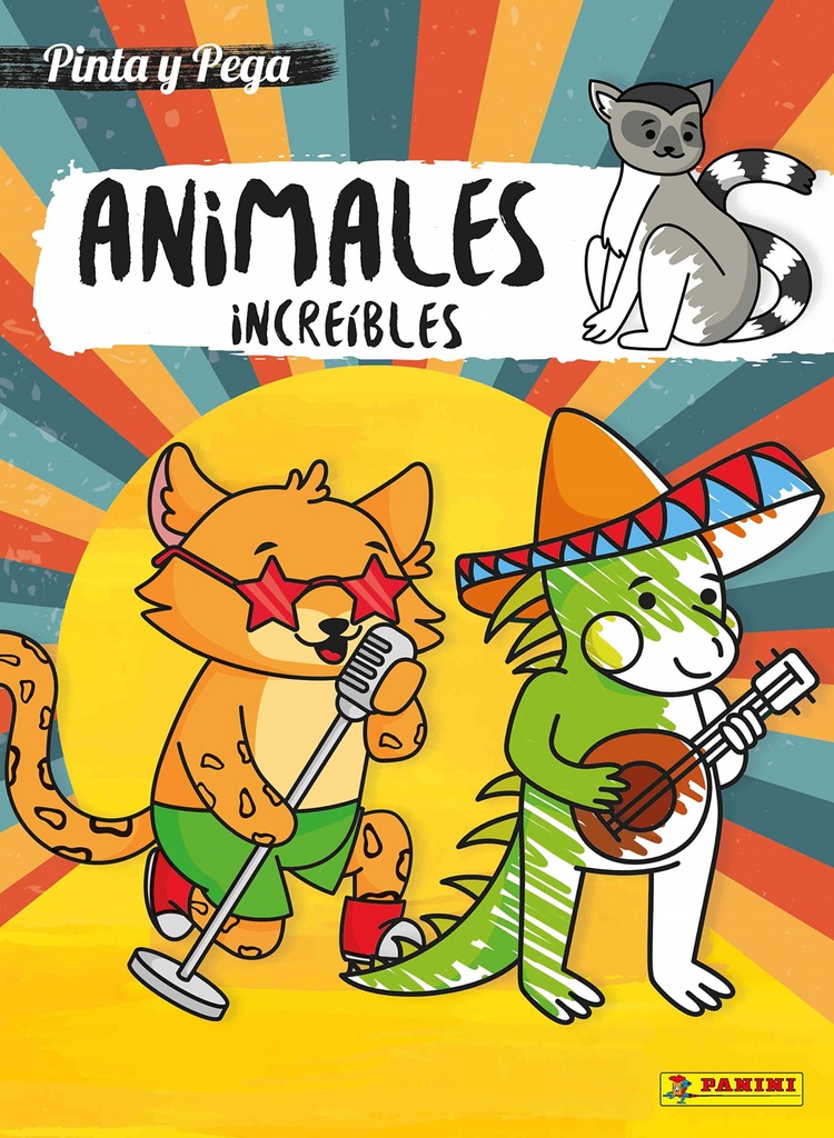 [9788427873100] Pinta y Pega Animales Increibles