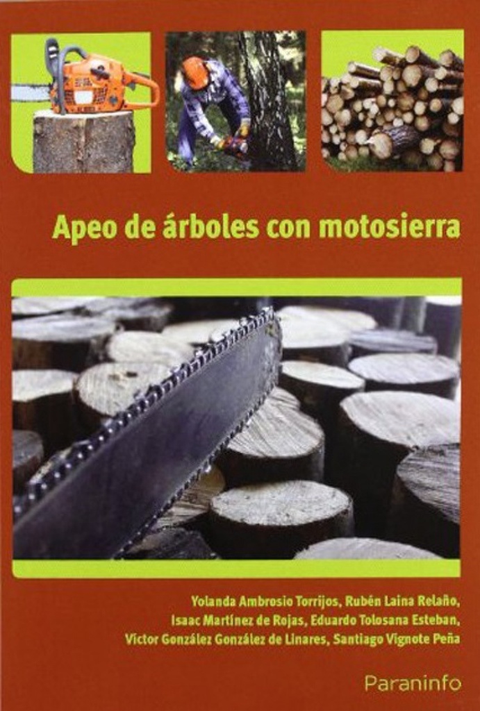 [9788428333368] Apeo de arboles con motosierra