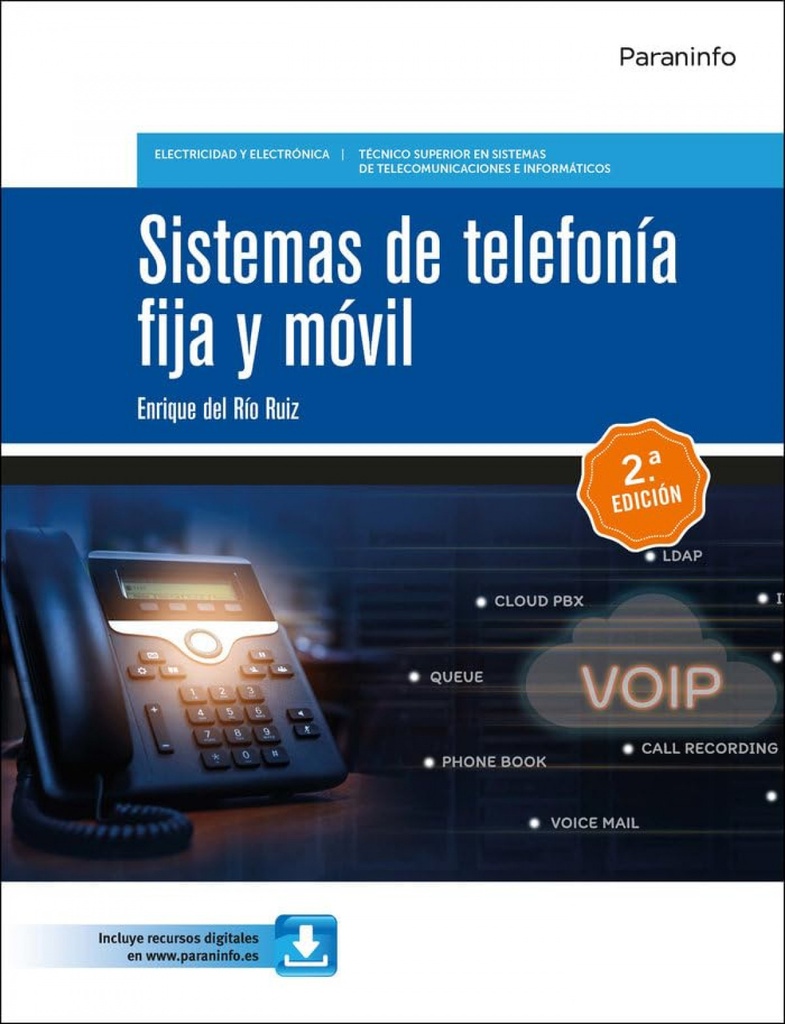 [9788428359153] Sistemas de telefonía fija y móvil 2.ª edición 2023