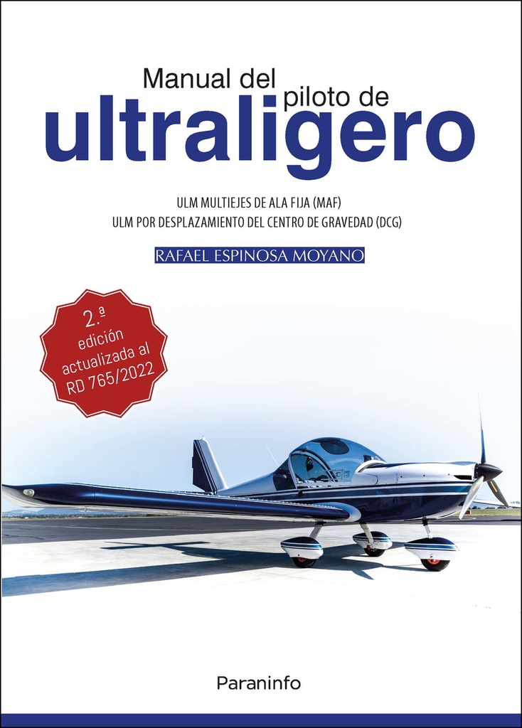 [9788428362665] Manual del Piloto de Ultraligero. Ulm Multiejes de Ala fija. Ulm por Desplazamie