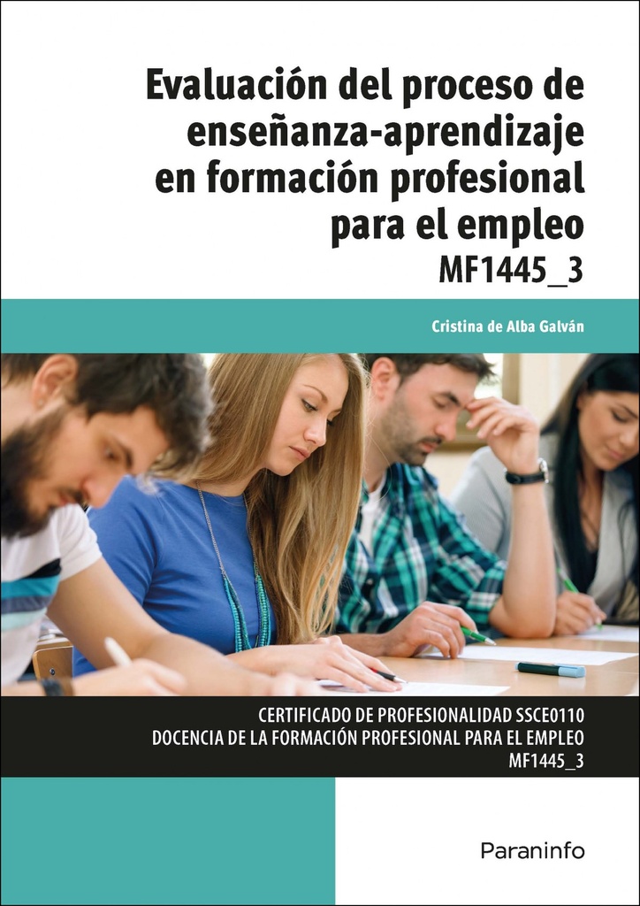 [9788428397452] Evaluación proceso enseñanza-aprendizaje formación profesional para el empleo