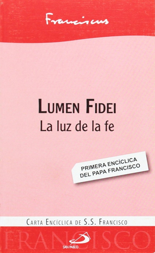 [9788428543019] Lumen fidei