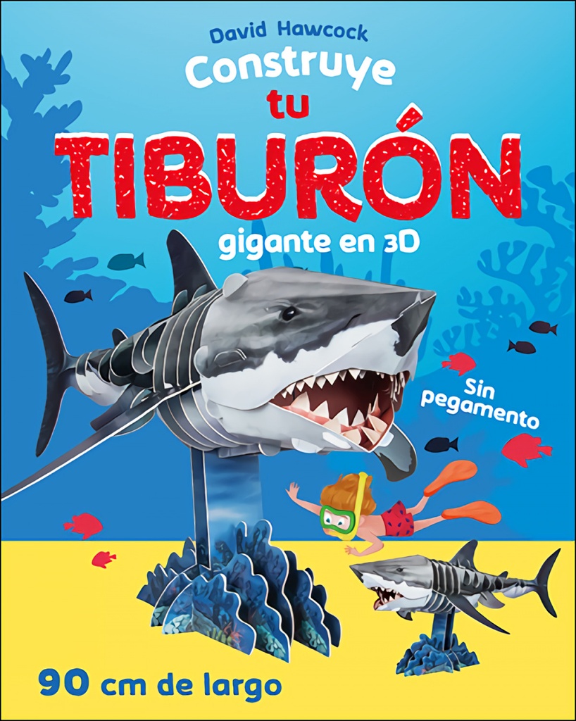 [9788428559324] Construye tu tiburón gigante en 3D