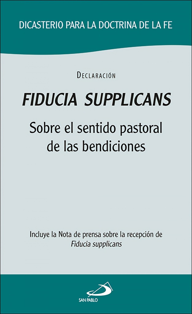 [9788428570718] Fiducia supplicans