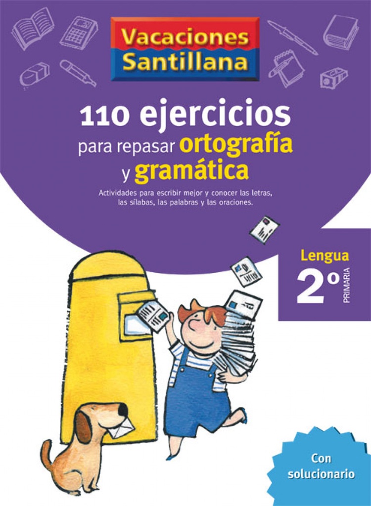 [9788429407570] Vacaciones 110 Ejercicios para Repasar Ortografia y Gramatica 2º Primaria