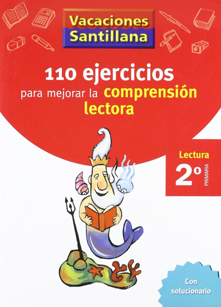 [9788429408904] Vacaciones 110 Ejercicios para Mejorar la Comprension Lectora 2º Primaria Santil