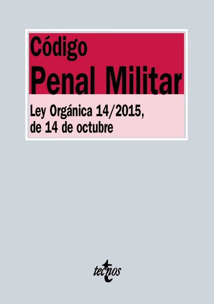 [9788430969104] Código Penal Militar 2016