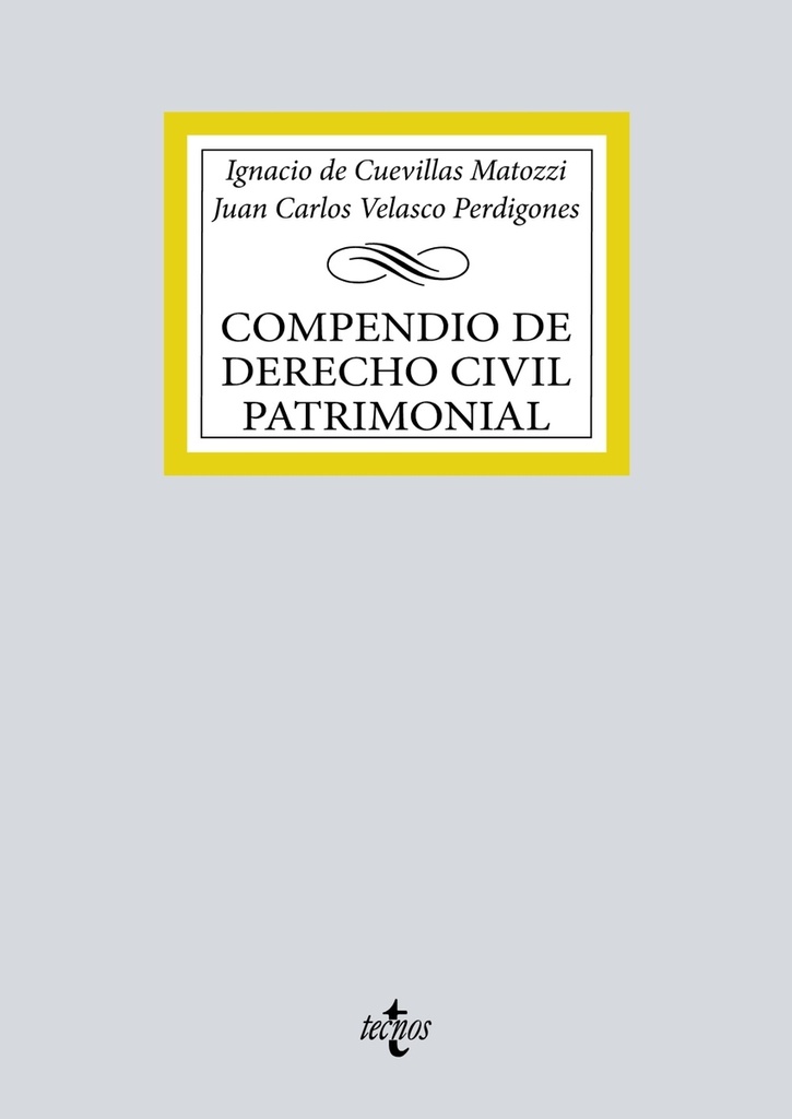 [9788430989812] Compendio de Derecho Civil patrimonial