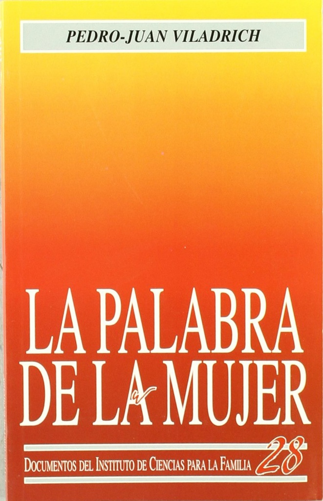 [9788432133176] La palabra de la mujer