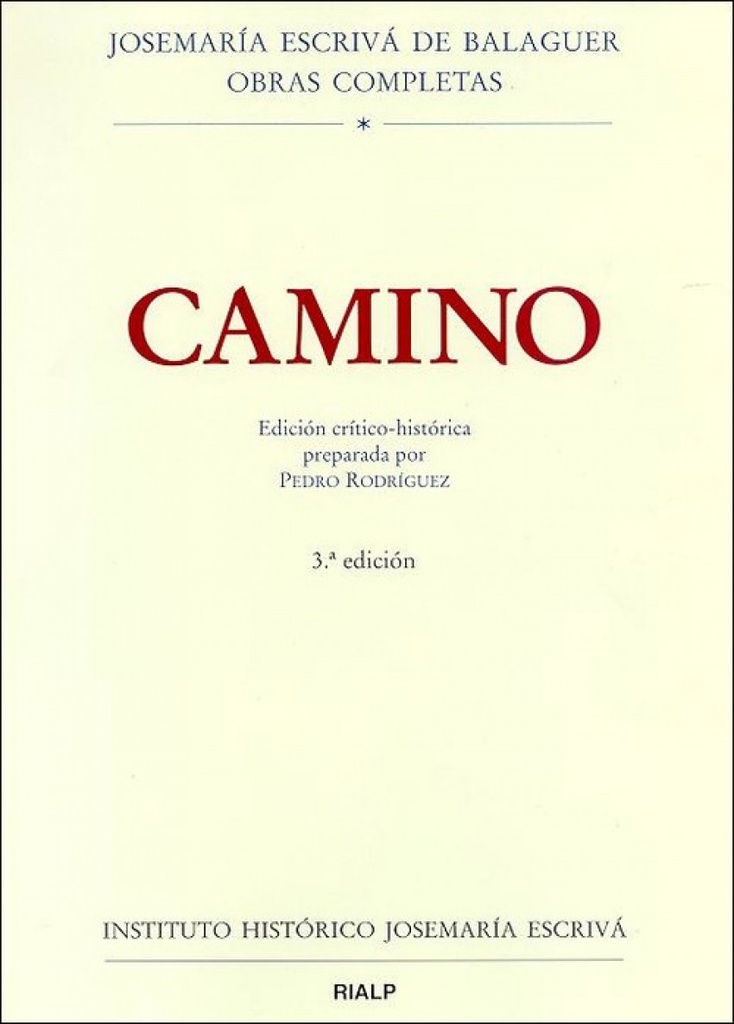 [9788432135033] Camino. Edición crítico-histórica