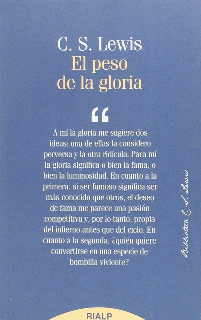 [9788432148194] El peso de la gloria