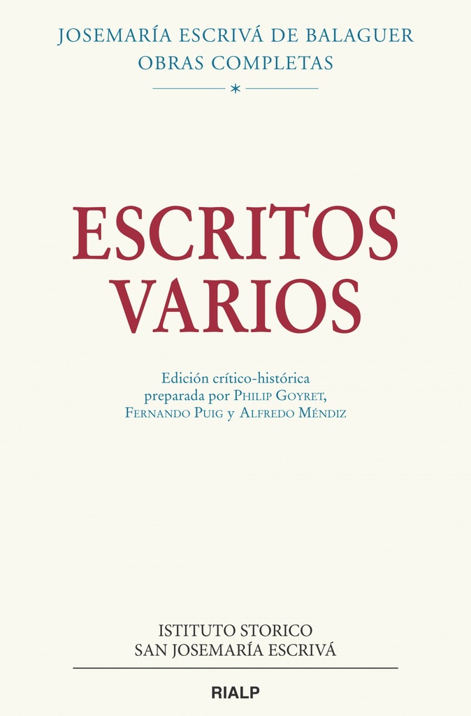 [9788432150166] Escritos Varios