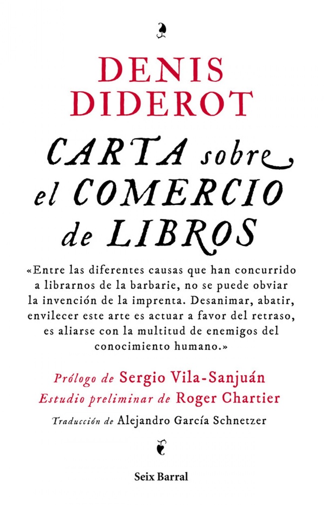 [9788432214820] Carta sobre el comercio de los libros
