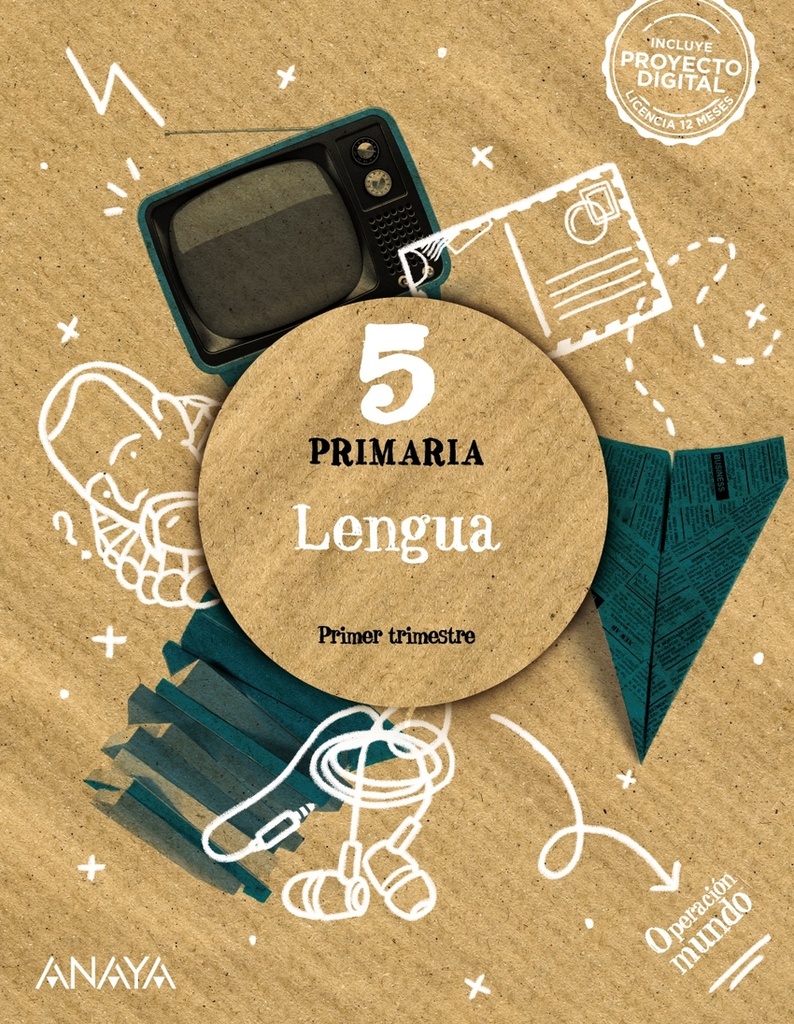 [9788414301920] Lengua, 5 Primaria, Operación mundo