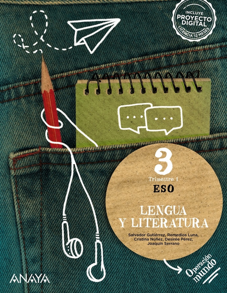 [9788414304761] Lengua y literatura, 3 ESO