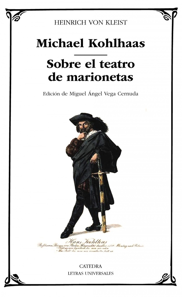 [9788437643267] Michael Kohlhaas, Sobre el teatro de marionetas
