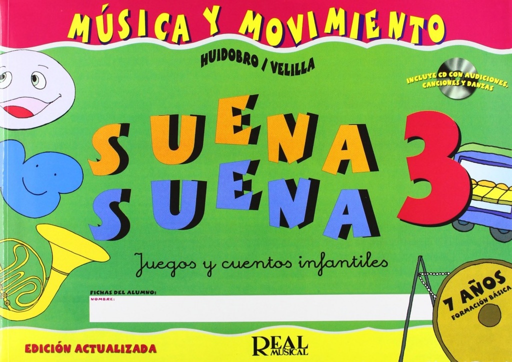 [9788438709443] Suena suena 3. Juegos y cuentos infantiles