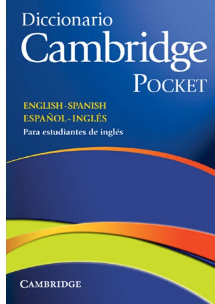 [9788483234785] Diccionario Bilingüe Cambridge Spanish-English Pocket edition