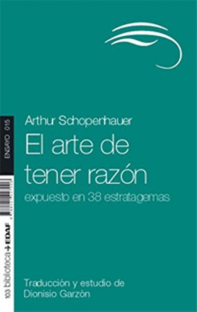 [9788441427006] Arte de Tener Razon, El