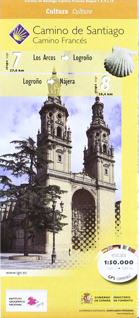[9788441615403] Camino de Santiago. Hoja 4, etapas (7-8-9-10)