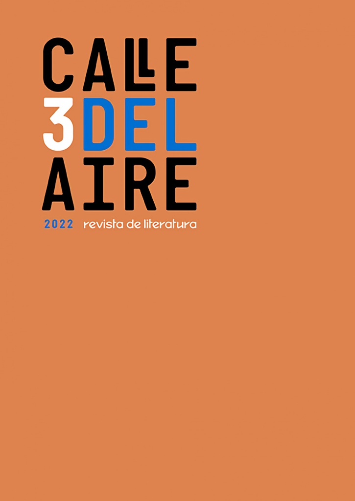 [9788419231451] Calle del Aire, revista de literatura 3 : junio 2022