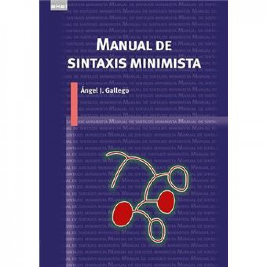 [9788446050643] Manual de sintaxis minimista