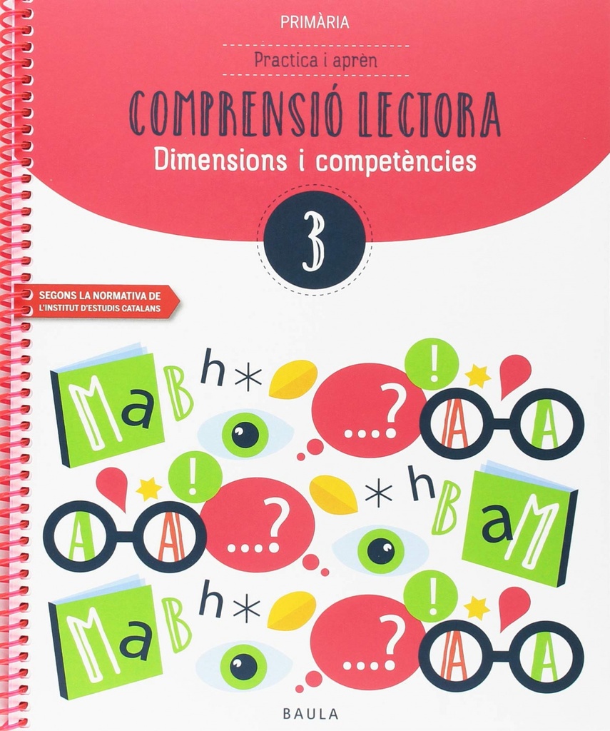 [9788447936892] Quadern Comprensiò Lectora 3r. Primaria. Competencies Bàsiques