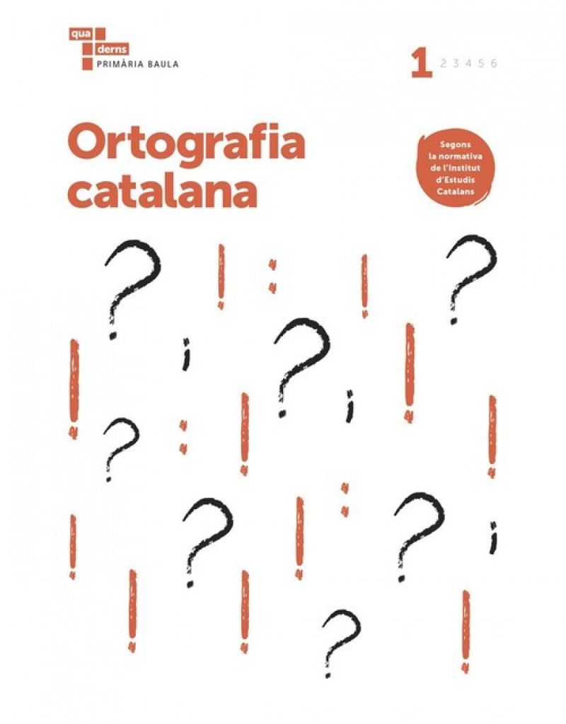 [9788447937059] Quadern D'ortografía 1r. Primaria