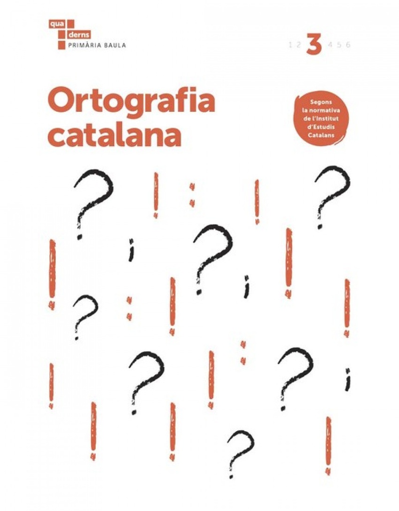 [9788447937073] Quadern D'ortografía 3r. Primaria