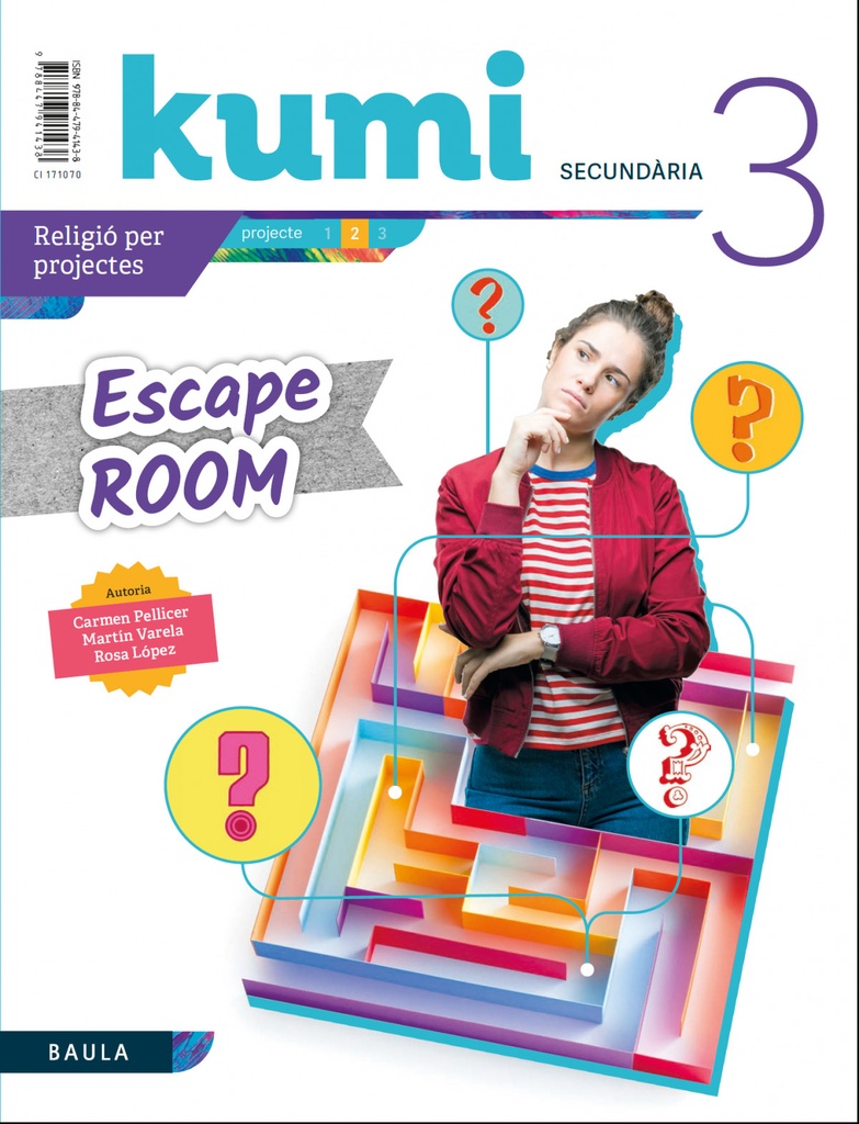 [9788447941438] Escape room 3r ESO Projecte Kumi