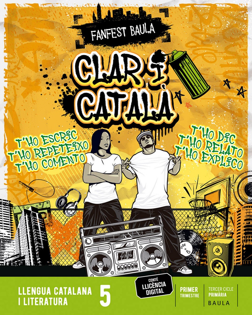 [9788447947140] CLAR I CATALÀ.LLENGUA CATALANA 5ºEP CATALUÑA 22 FANFEST