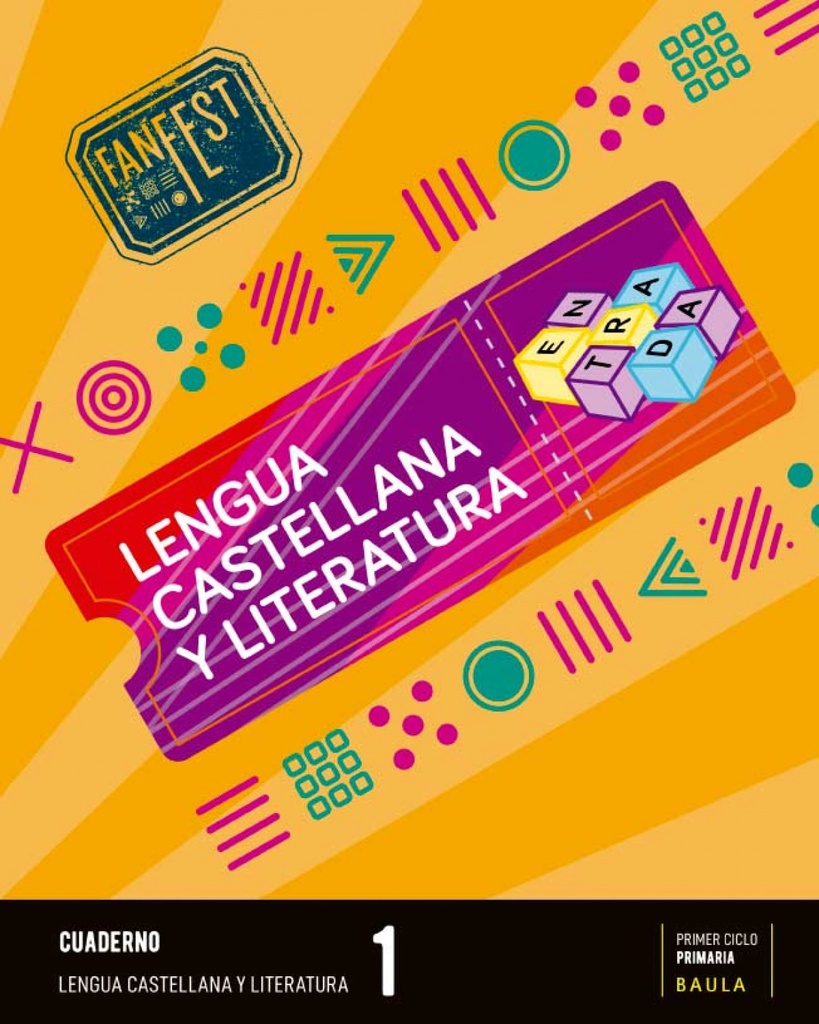 [9788447950294] CUADERNO LENGUA CASTELLANA 1R.PRIMARIA. ESPIRAL. FANFEST. CATALUNYA 2023