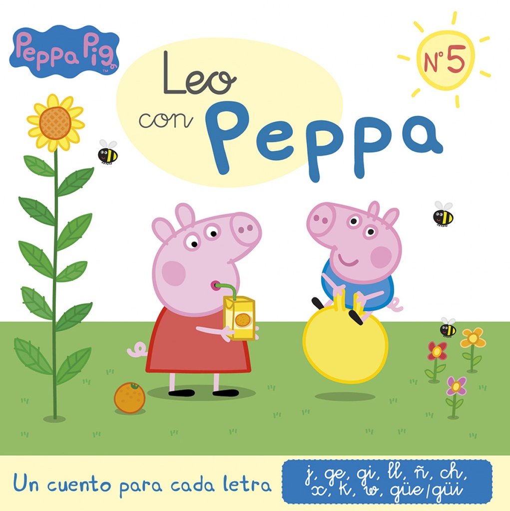 [9788448858995] Un cuento para cada letra: j, ge, gi, ll, ñ, ch, x, k, w, güe-güi (Leo con Peppa
