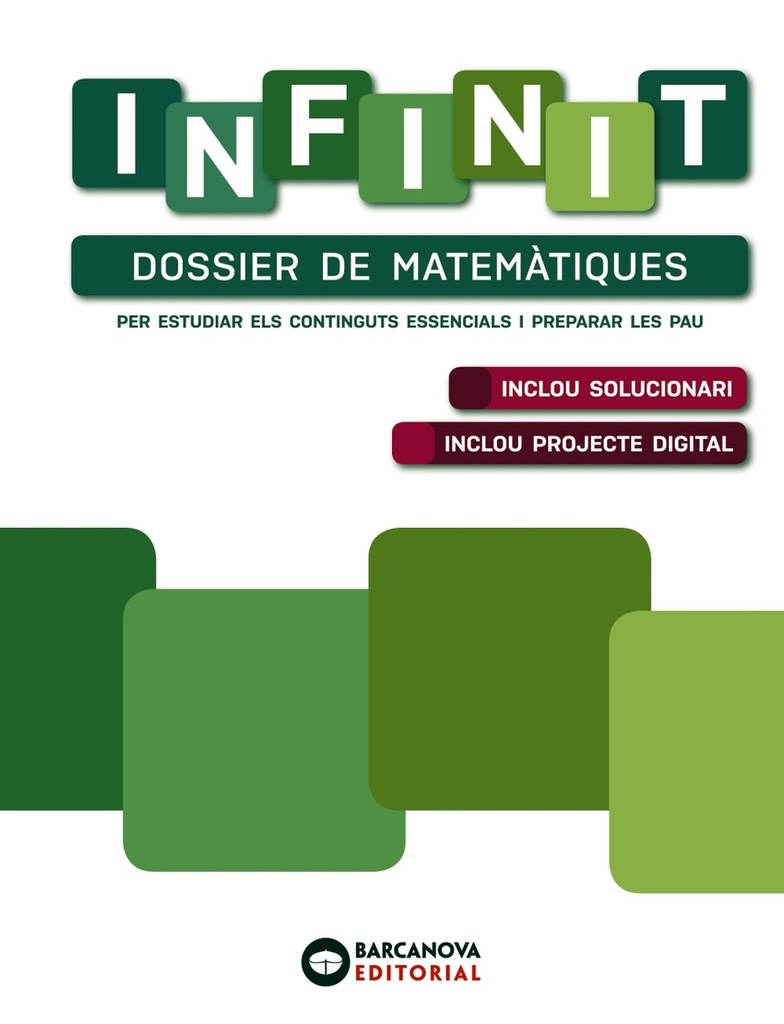 [9788448953645] Infinit. Dossier de Matemàtiques. Batxillerat