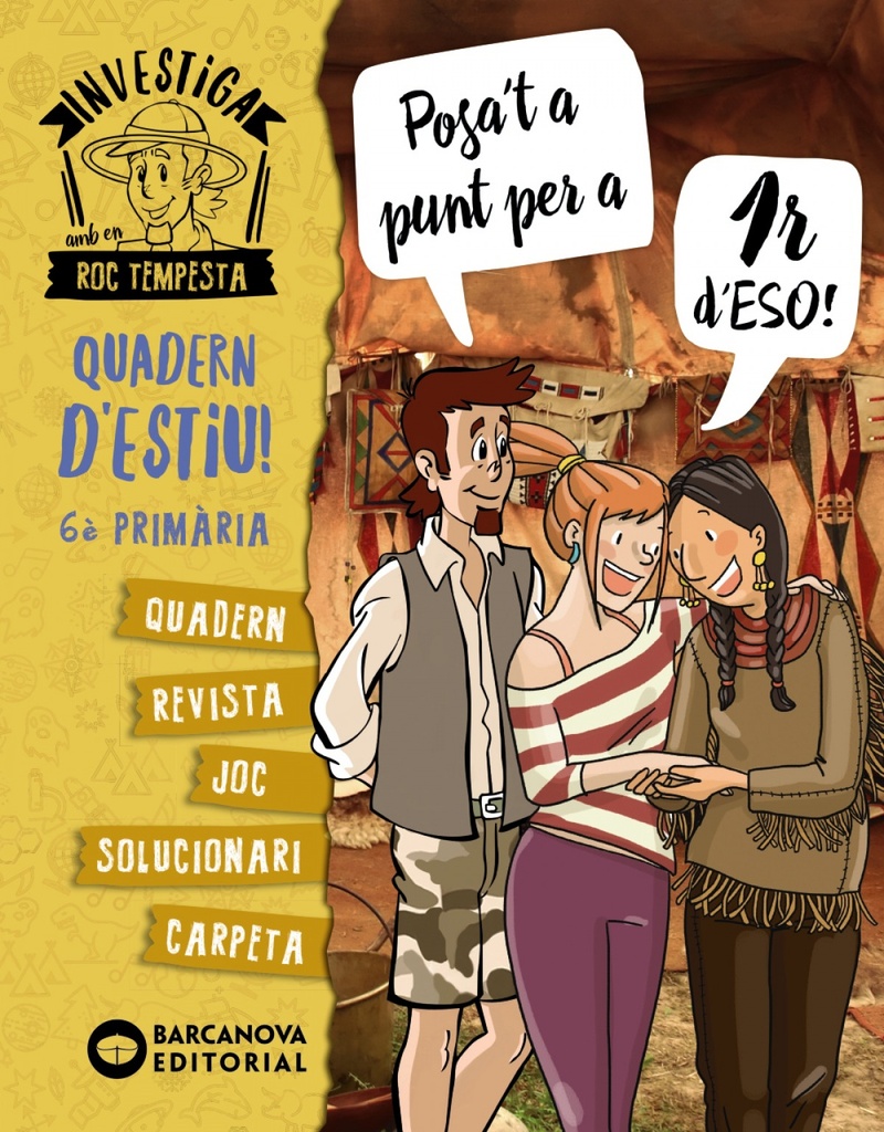 [9788448954338] Investiga amb Roc Tempesta 6è. Posa't a punt per a 1r d'ESO