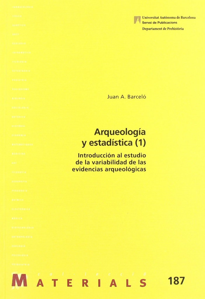 [9788449024948] Arqueología y Estadística (I)