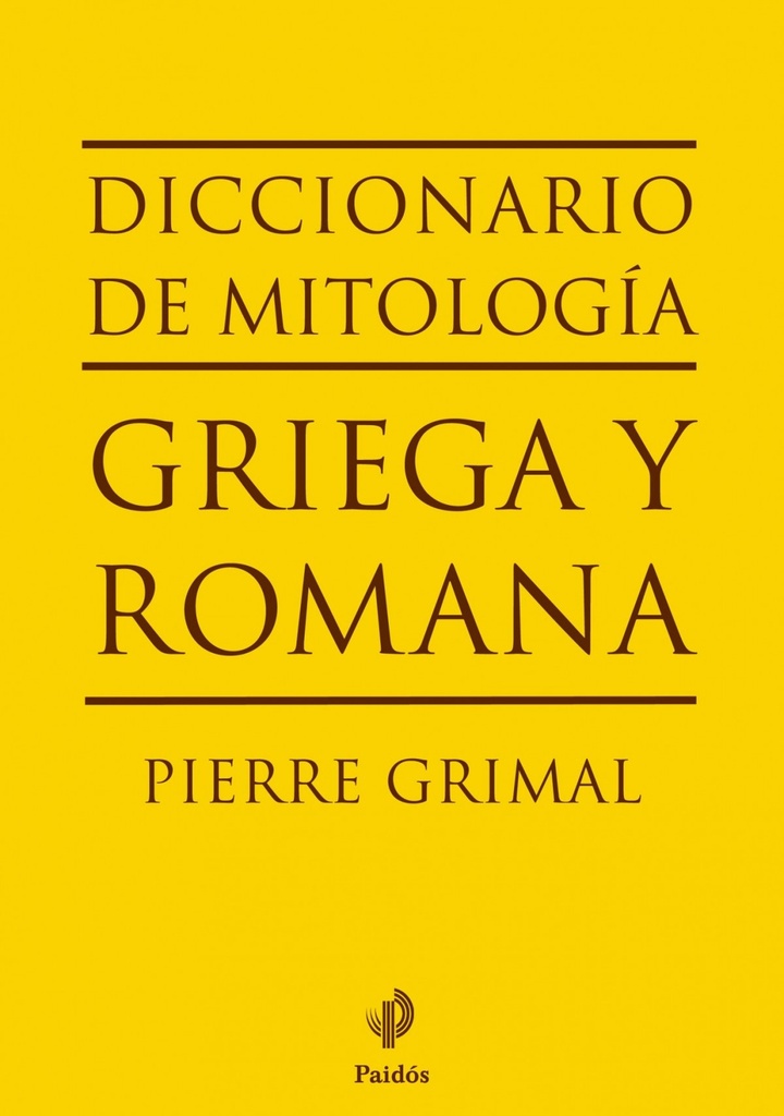 [9788449324574] Diccionario de mitología griega y romana