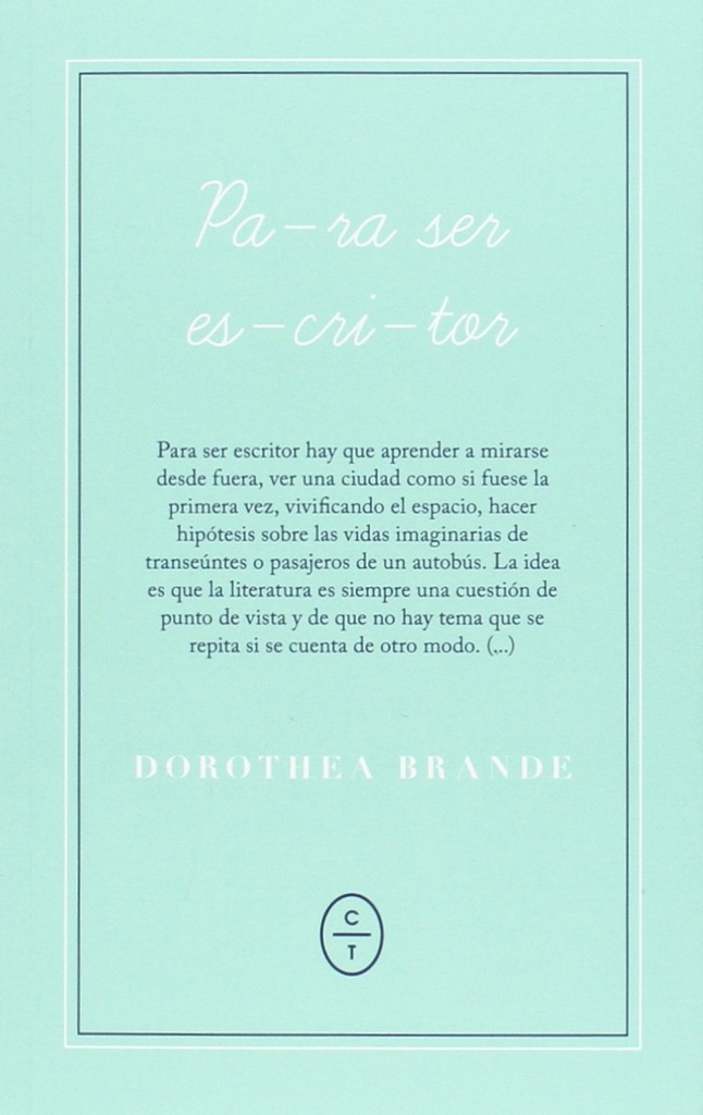 [9788461699032] Para ser escritor