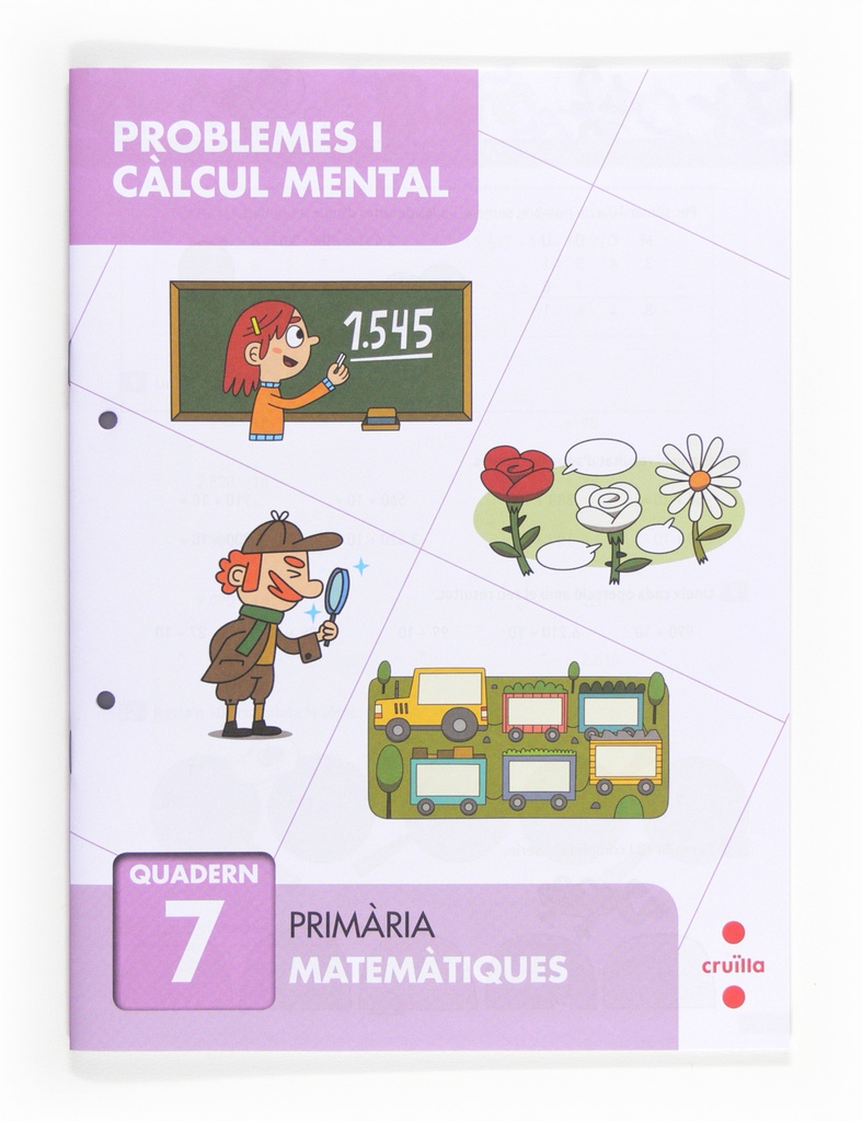 [9788466132879] Problemes i càlcul mental 7. Primària