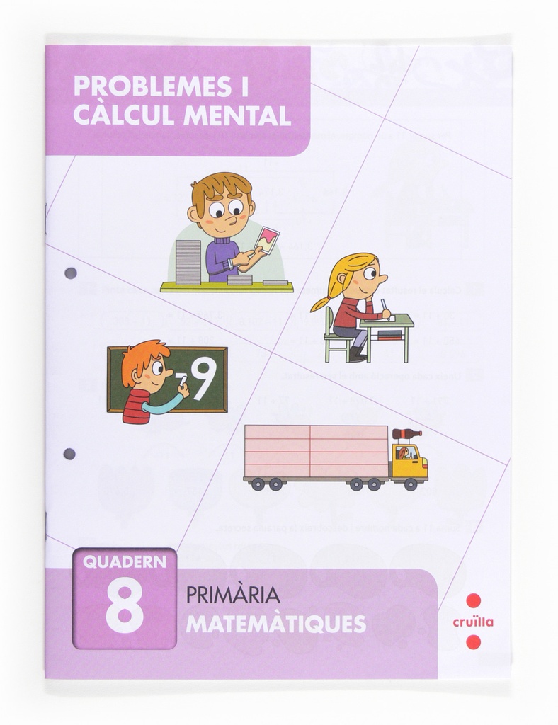 [9788466132886] Problemes i càlcul mental 8. Primària