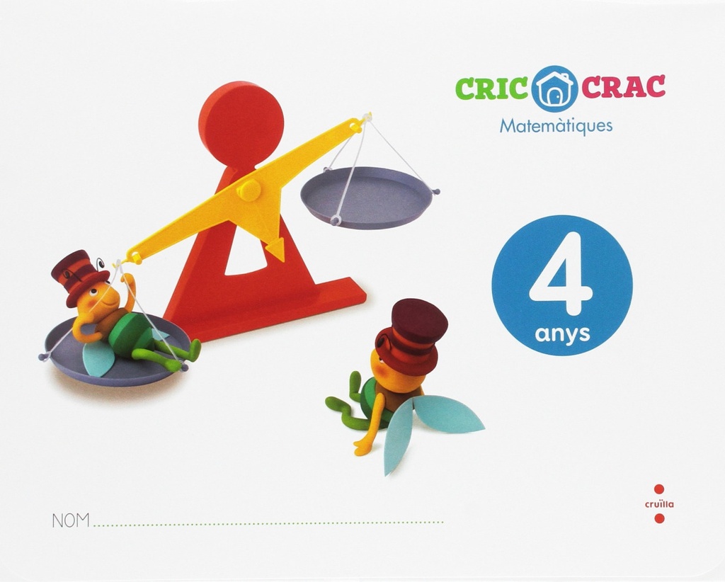 [9788466142953] Matemátiques 4 anys Cric-Crac 2017